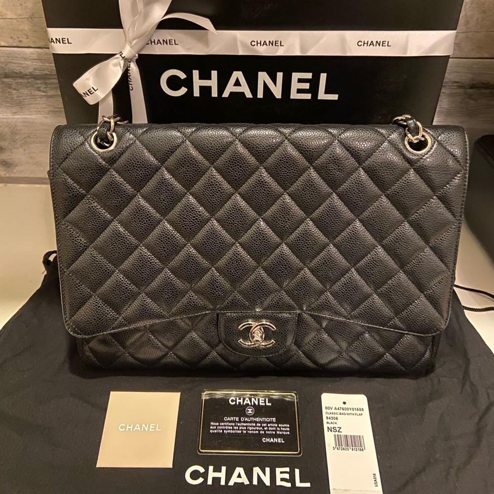 Chanel Caviar Maxi Single Flap